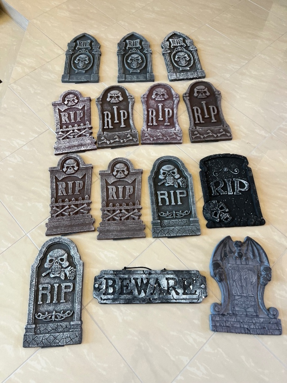 Halloween Tombstones Ornament Decoration